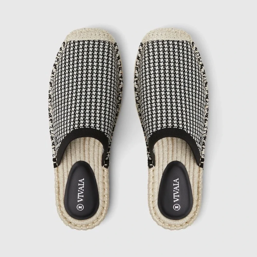 VIVAIA Round-Toe Espadrille‎ Mules | NWT - EU 38 / US 7-7.5 + FREE Slippers